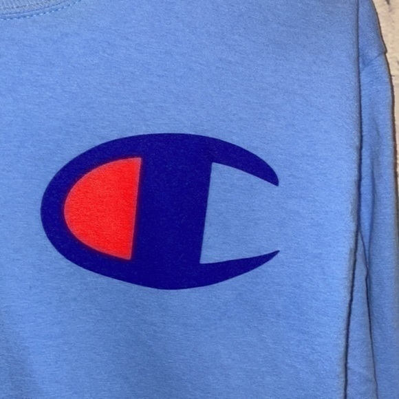 Champion light blue long sleeve tee - Picture 2 of 6